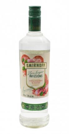 Smirnoff - Strawberry & Rose Vodka Zero Sugar Infusions (750ml) (750ml)